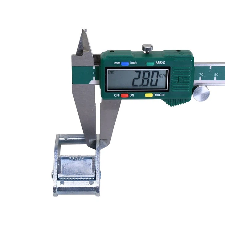 25mm 350Kg Zinc Cargo Lashing Belt Cam Buckle