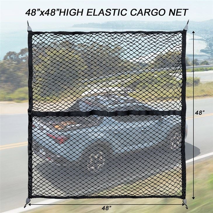 Single Layer Cargo Net For Pickup Car Truck
